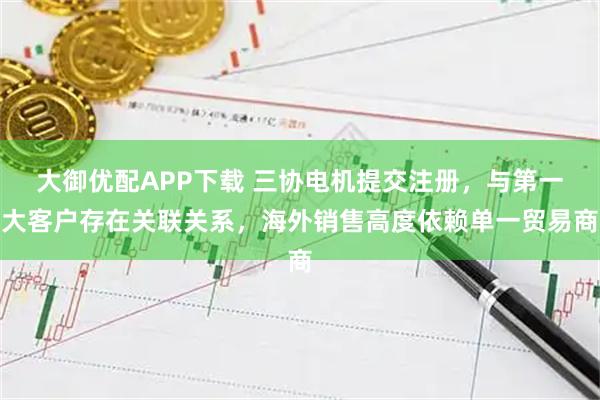 大御优配APP下载 三协电机提交注册，与第一大客户存在关联关系，海外销售高度依赖单一贸易商