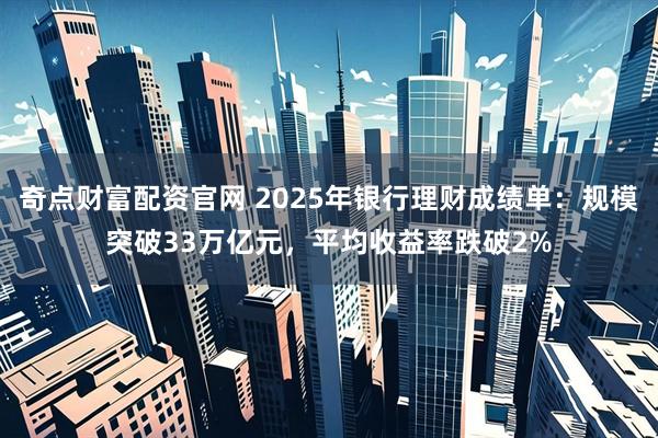 奇点财富配资官网 2025年银行理财成绩单：规模突破33万亿元，平均收益率跌破2%